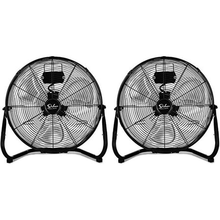 SIMPLE DELUXE 12 inch Floor Fan, 2 Pack, 2PK HIFANXFLOOR12X2